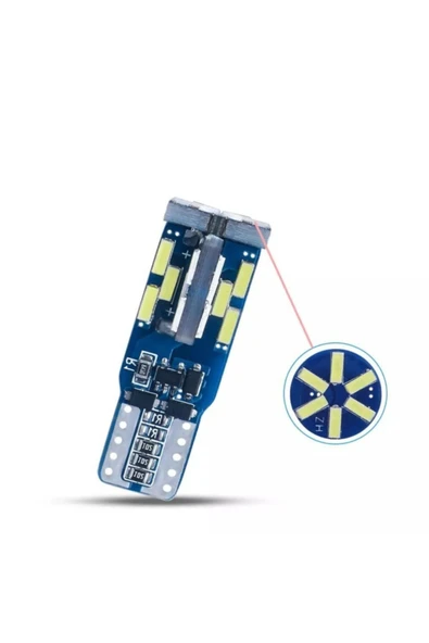 WALZEN T10 30 Ledli Dipsiz W5w Beyaz Park Plaka Ampulü (2 Adet) ürün görseli 1