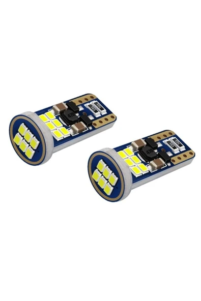 WALZEN T10-18 Led Beyaz Park Ampulü W5w 18ledli *yüksek Işık Şiddeti  2 li ürün görseli 1