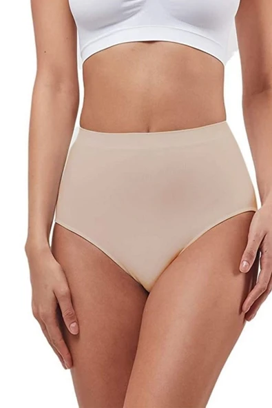 Elite Life 3D Dikişsiz Lazer Kesim Pedli Kadın Yüksel Bel Slip Külot ürün görseli 1