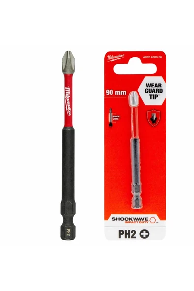 Bits Uç Matkap Ucu Tornavida Ucu Vidalama Ucu Ph2-90mm (1 ADET) T4932430856 ürün görseli 1
