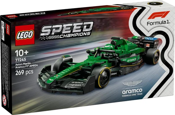 Lego Speed Champions Aston Martin Aramco F1® AMR24 Yarış Arabası 77245 ürün görseli 1