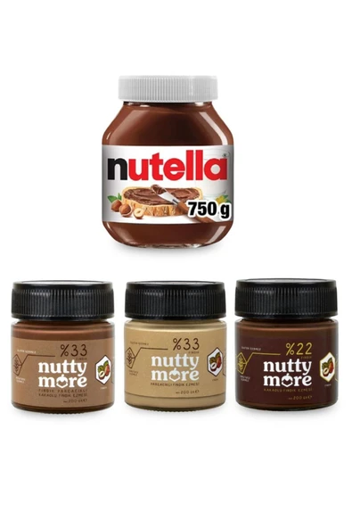 Nutella 750 gr & Nutty More Tanışma Paketi ürün görseli 1