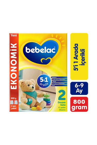 BEBELAC 2 DEVAM SÜTÜ 800 GR ürün görseli 1