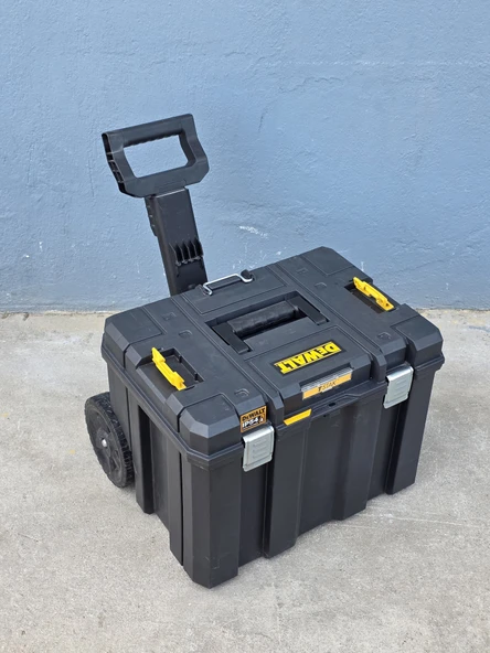 Dewalt TSTAK Ağır Hizmet Tipi Tekerlekli Derin Takım Çantası DW004 (Çıtır Darbeli) ürün görseli 1