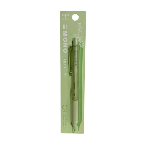 Tombow Mono Graph Lite Pastel Glass Cam Yeşil 0.5 Kalem (MGL607LPK) ürün görseli 1