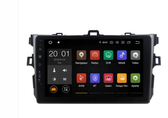 ARLOX TOYOTA AURİS 2008-2012 7" MULTİMEDİA ürün görseli 1