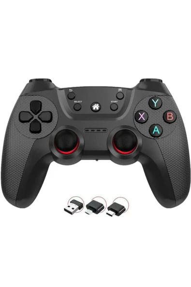 Kablosuz Gamepad PC Uyumlu Pilli 2.4g Tekli Kol Kablosuz Oyun Kolu ürün görseli 1