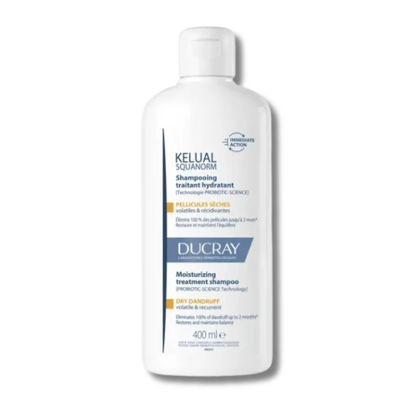 Ducray Kelual Squanorm Kuru Saçlar İçin Kepek Karşıtı Şampuan 400 ml ürün görseli 1