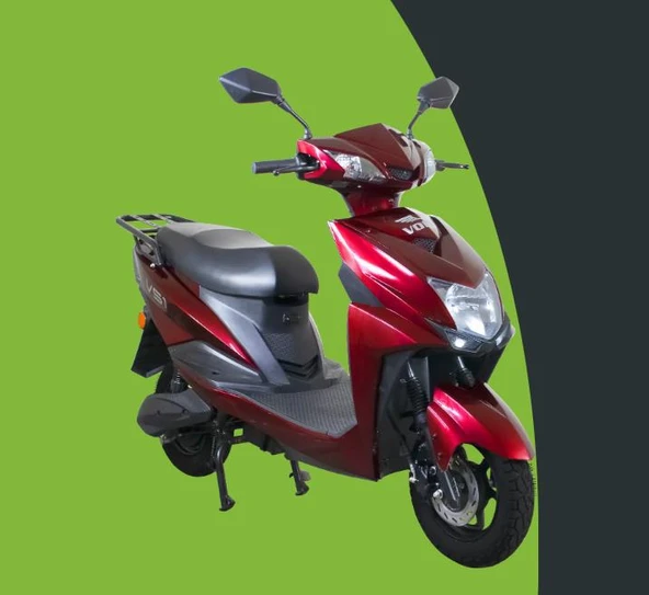 4M309-9900C-04 VS1 ELEKTR. MOPED KIRMIZI (45 km/h) ürün görseli 1