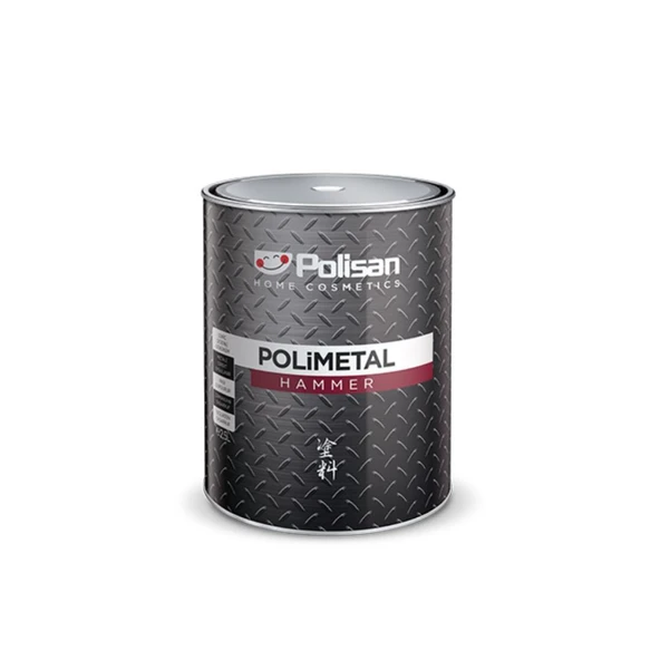 Polisan Polimetal Hammer 0.75 lt Metal Boyası Gümüş ürün görseli 1