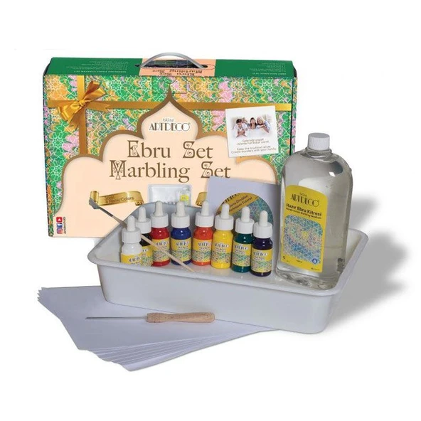 ARTDECO EBRU BASLANGIC SETI 8 RENK X 30 ML (KLASIK ürün görseli 1
