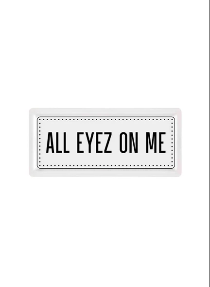 The Mia Dikdörtgen Servis All Eyez On Me - 35 x 16 Cm ürün görseli 1
