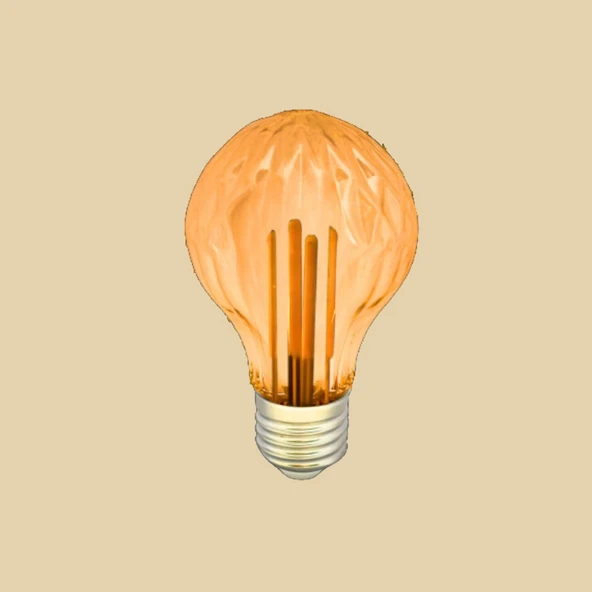 LEDX A60 Rustik Star Desen Ampül ürün görseli 1
