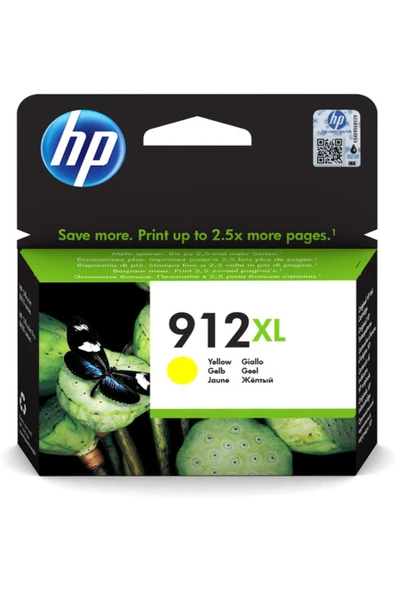 Hp 3yl83ae Yellow Mürekkep Kartuş (912XL) ürün görseli 1