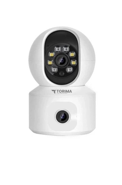Torima Cmr-10 360° Full Hd Çift Kamera 1080p Smart Ip Akıllı Kamera ürün görseli 1