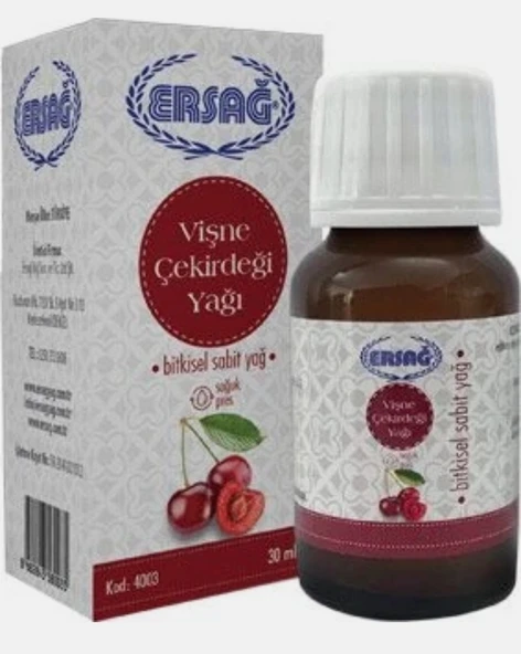 Ersağ Vişne Çekirdeği Yağı Bitkisel Sabit Yağ 30 Ml. ürün görseli 1