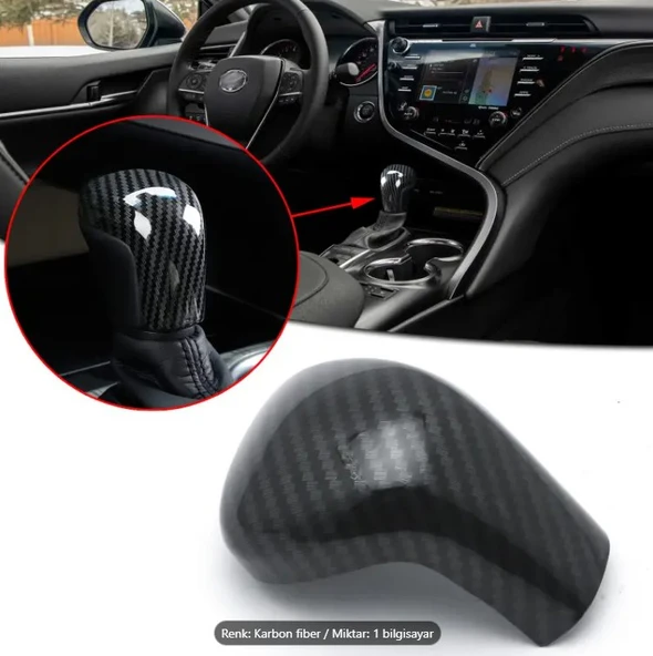 Toyota Camry, Avalon ve Corolla Vites Topuzu Kapağı - 2018-2020 KARBON ürün görseli 1