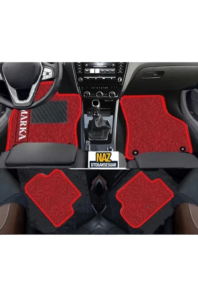 Seat ibiza  2017 Sonrası  Kırmızı Halı Kırmızı Kenar Petek Topuk ürün görseli 1