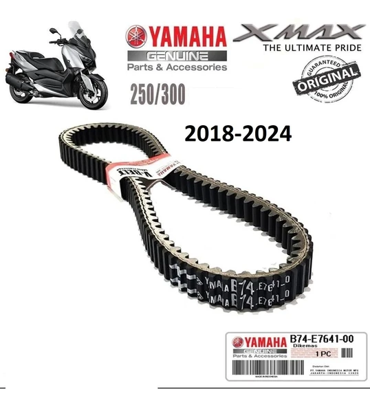 Yamaha Xmax 250 -300 Varyatör Kayışı Orjinal Tahrik Kavrama Kayış 2018 -2024  Supermoto ürün görseli 1
