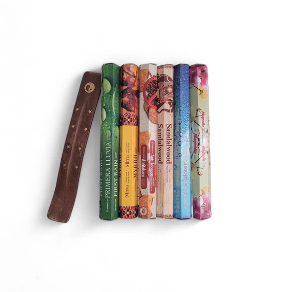 First Rain, Myrrh, Anti Tobacco, Sandalwood, Cool Water, Magnolia 6x20 Tütsü-Hediyeli ürün görseli 1
