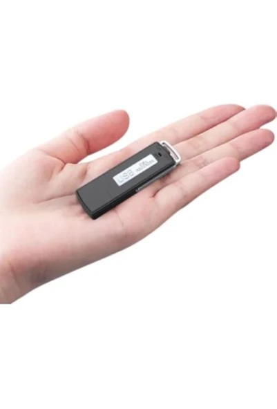 Usb Şeklinde Ses Kayıt Cihazı Dinleme Cihazı 16 Gb Hafızalı Kristal Mikrofonlu ürün görseli 1