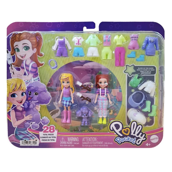Polly Pocket ve Arkadaşları Farklı Moda Aksesuarları Oyun Setleri HNF51-JCB23 ürün görseli 1