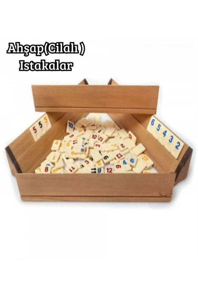 Ahşap Okey Büyük Boy A - Resim 2