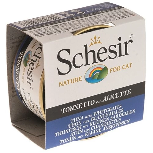Schesir Cat Jelly Ton ve Ringa Balıklı Kedi Konservesi 85 Gr Skt: 09/2028 ürün görseli 1