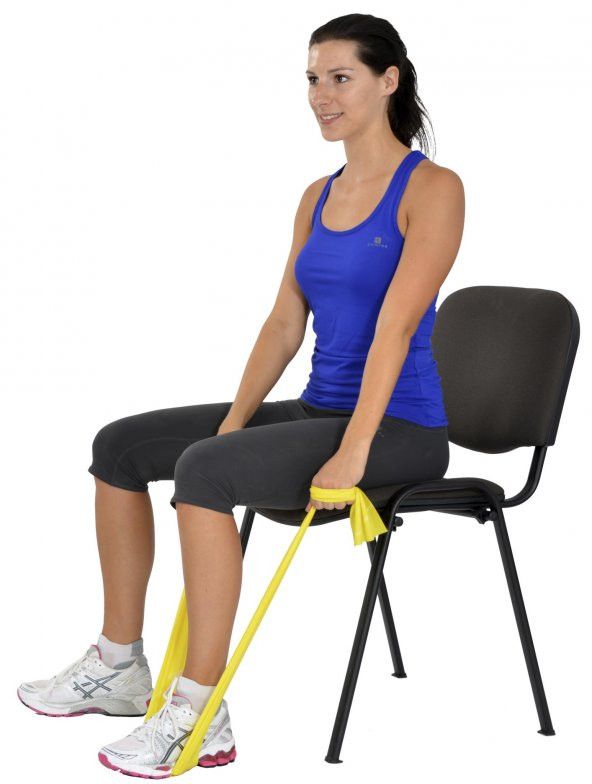 MSD PİLATES & YOGA 
EGZERSİZ BANDI , THERABAND SARI RENK(EN HAFİF) 1.5 MT ürün görseli 1