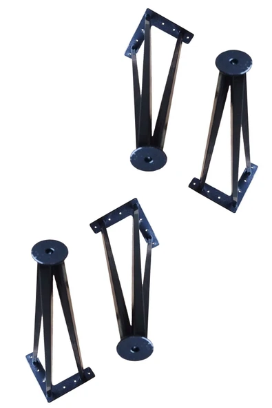 Metal Boru Ayak Kütük Masa Dresuar Orta Sehpa Zigon Ayağı 40 Cm (4 Adet) ürün görseli 1