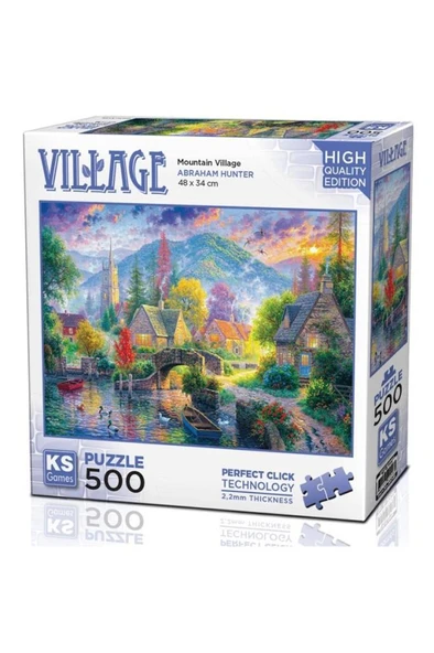 KS PUZZLE 500 PARCA MOUNTAIN VILLAGE (20046) ürün görseli 1