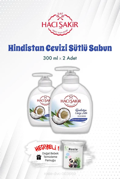 Hindistan Cevizi Sütlü Sıvı El Sabunu 300 ML X2 ve ROSIE ürün görseli 1