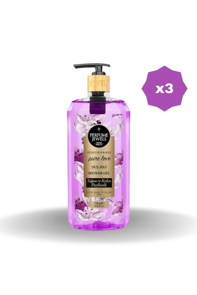 Eyüp Sabri Tuncer Pure Love Duş Jeli Pet Şişe 750 ML - (3 ADET) ürün görseli 1