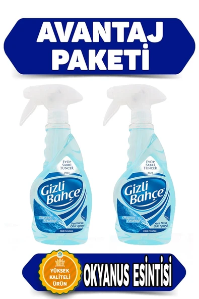 Eyüp Sabri Tuncer Okyanus Esintisi Oda Kokusu X2 Avantaj Paket 1000ml ürün görseli 1