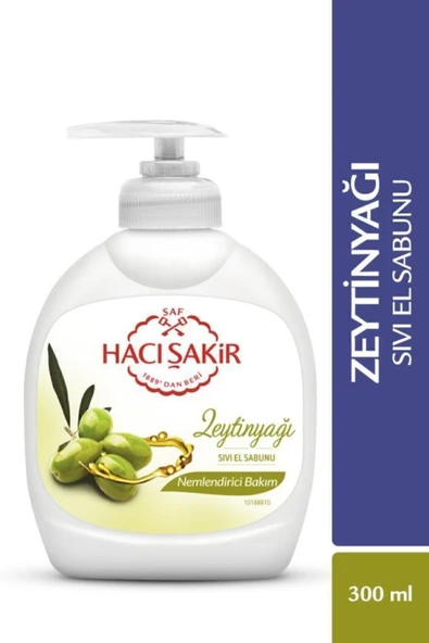 Hacı Şakir Zeytinyağı Nemlendirici Bakım Sıvı El Sabunu 300 ml ürün görseli 1