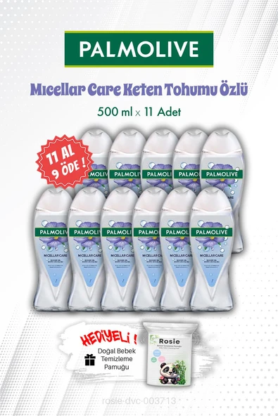 Mıcellar Care Keten Tohumu Özlü 500 ML Duş Jeli 11 AL 9 ÖDE ve ROSIE ürün görseli 1