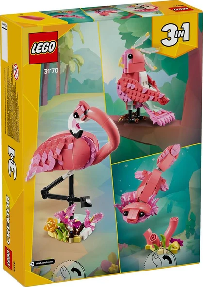 LEGO Creator 31170 Pink Flamingo - Resim 2