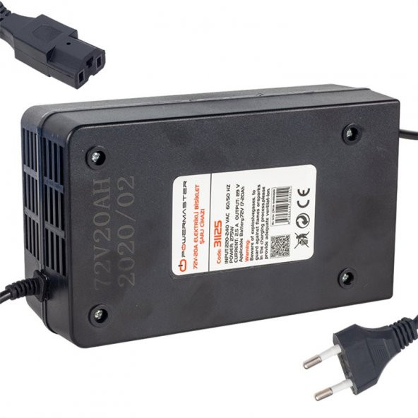 72 Volt 20 Amper Elektrikli Bisiklet Şarj Cihazı 31125 ürün görseli 1