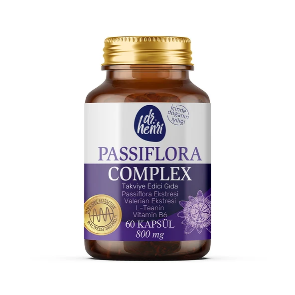 Passiflora Complex 60 Kapsül Bitkisel Takviye ürün görseli 1