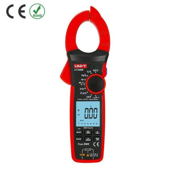 Unı-t  UT 208B Ac/Dc 1000A Ac/Dc 1000V True Rms Pensampermetre Ncv ürün görseli 1