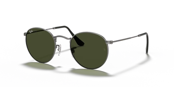 Ray-Ban Round Metal 3447 029 Gunmetal-Green Güneş Gözlüğü ürün görseli 1