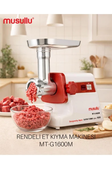 1600w MT-G1600M Süper Turbo Et Kıyma Makinesi , Rendeleme Başlıkları ürün görseli 1