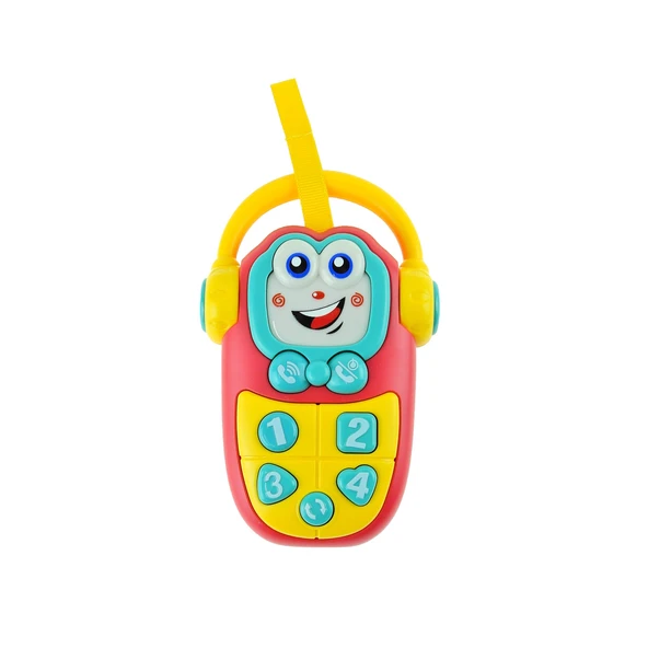 Oyuncak Telefon Gülen Telefon Işıklı Sesli 15 Cm ürün görseli 1