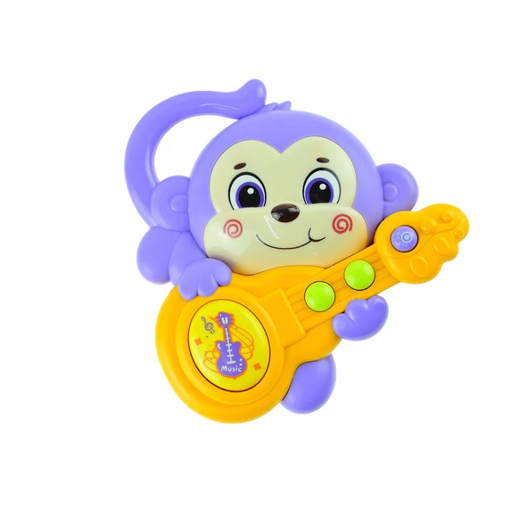 Oyuncak Maymun Gitarist Maymun Işıklı Sesli 15 Cm ürün görseli 1