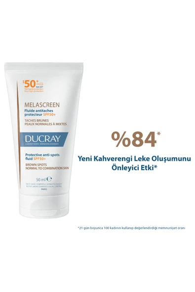 Ducray Melascreen Flude Protective Anti Spots Fluid Spf 50 50 ml - Resim 8
