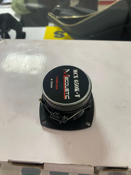MACOUSTİC MCX 650K-T 8CM DOME TWEETER ürün görseli 1