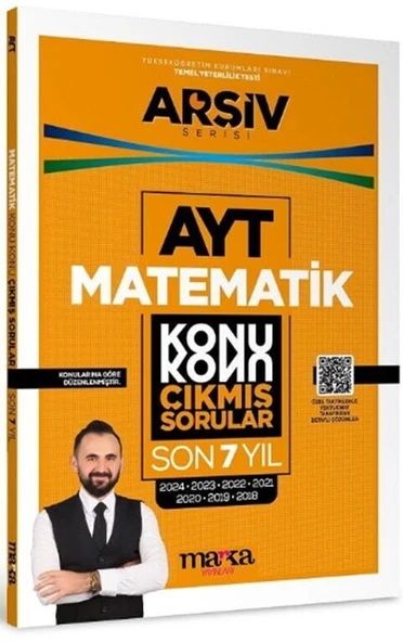Marka Yayınları AYT Matematik Çıkmış Sorular Konu Konu Son 7 Yıl Tıpkı Basım Arşiv Serisi ürün görseli 1
