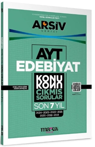 Marka Yayınları AYT Edebiyat Çıkmış Sorular Konu Konu Son 7 Yıl Tıpkı Basım Arşiv Serisi ürün görseli 1