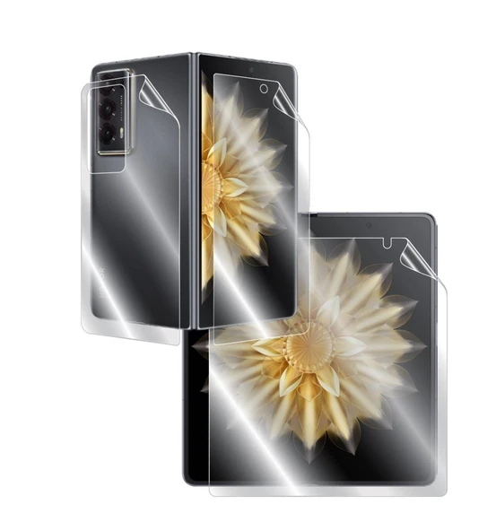 Huawei Honor Magic V2 Uyumlu 2 Ön 1 Arka Body Şeffaf Ultra koruyucu Nano Jelatin ürün görseli 1