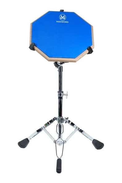 Maxword DD-239BL Pro Bateri Davul Çalışma Pedi Seti Drum Practice Pad Full Set - Resim 3